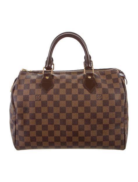 lv speedy b 30 damier ebene|speedy damier ebene handbags.